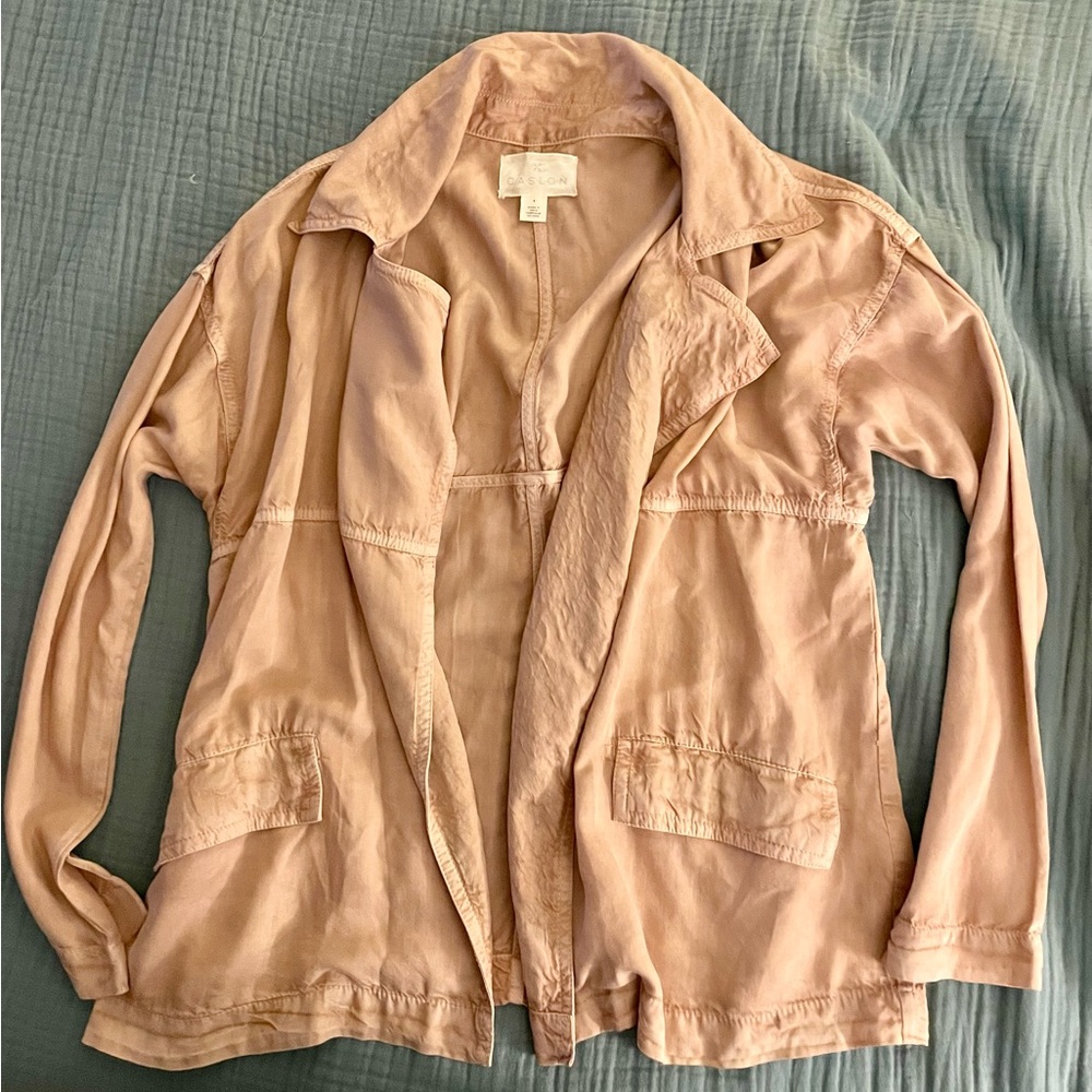 Caslon Blush Pink Utility Jacket